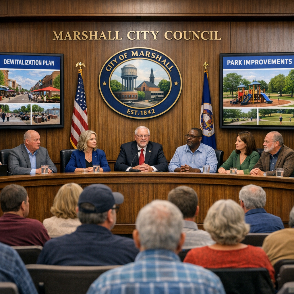 Marshall City Council Advances Key Infrastructure and Community Projects